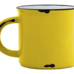 TAZA BICOLOR 14 OZ VINTAGE A2471 AMARILLO (CERÁMICA / A2471.07 /  ARTICULOS PROMOCIONALES)