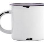 TAZA BICOLOR 14 OZ VINTAGE A2471 BLANCO (CERÁMICA / A2471.01 /  ARTICULOS PROMOCIONALES)