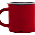 TAZA BICOLOR 14 OZ VINTAGE A2471 ROJO (CERÁMICA / A2471.04 /  ARTICULOS PROMOCIONALES)