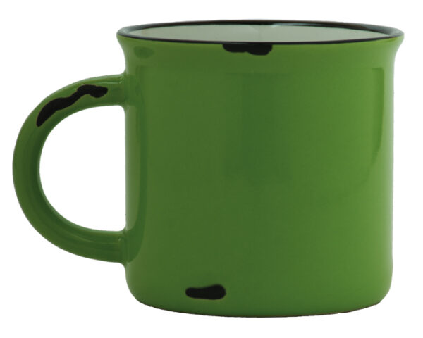 TAZA DE CERÁMICA VINTAGE A2471 VERDE CLARO (Cerámica)