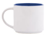 TAZA BICOLOR 15 OZ BABEL A2472 AZUL (CERÁMICA / A2472.09 /  ARTICULOS PROMOCIONALES)