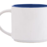 TAZA BICOLOR 15 OZ BABEL A2472 AZUL (CERÁMICA / A2472.09 /  ARTICULOS PROMOCIONALES)