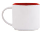 TAZA BICOLOR 15 OZ BABEL A2472 ROJO (CERÁMICA / A2472.04 /  ARTICULOS PROMOCIONALES)