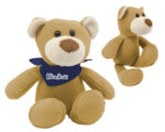 MUÑECO DE PELUCHE OSO FELPI A2490 CAFÉ (POLIÉSTER / A2490.28 /  ARTICULOS PROMOCIONALES) - Image 3