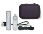 KIT DE ACCESORIOS CON BATERÍA PORTÁTIL CAP. 2200 MAH SAVE A2494 NEGRO (PLÁSTICO ABS / EVA / A2494.02 /  ARTICULOS PROMOCIONALES)