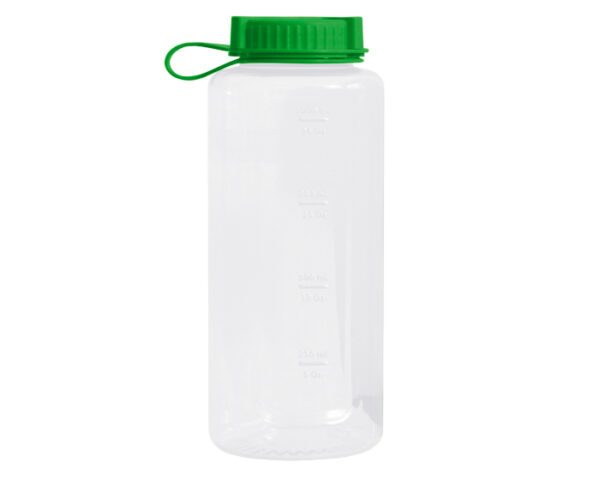 CILINDRO PLASTICO 1000 ml. LITER A2502 VERDE CLARO (Plástico PET)