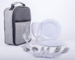 SET PORTÁTIL UTENSILIOS LETSGO A2515 GRIS (POLIÉSTER 600D / A2515.22 /  ARTICULOS PROMOCIONALES) - Image 2