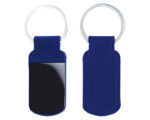 LLAVERO DE CURPIEL KAY A2516 AZUL (CURPIEL / METAL / A2516.09 /  ARTICULOS PROMOCIONALES)