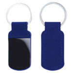 LLAVERO DE CURPIEL KAY A2516 AZUL (CURPIEL / METAL / A2516.09 /  ARTICULOS PROMOCIONALES)
