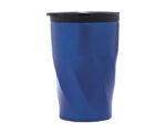 TERMO DE 350 ML. BLIZAN M A2525 AZUL (EXTERIOR: ACERO INOXIDABLE / INTERIOR: PLÁSTICO PP / A2525.09 /  ARTICULOS PROMOCIONALES)
