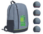 MOCHILA BACKPACK CON DOS COMPARTIMENTOS OXFORD A2535 VERDE CLARO (POLICANVAS / A2535.08 /  ARTICULOS PROMOCIONALES) - Image 3