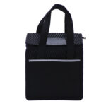 LONCHERA ECOLÓGICA AMY A2540 NEGRO (NON WOVEN / ALUFOIL / A2540.02 /  ARTICULOS PROMOCIONALES)