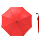 PARAGUAS (FIBRA DE VIDRIO) LALA A2550 ROJO (PONGEE / A2550.04 /  ARTICULOS PROMOCIONALES)