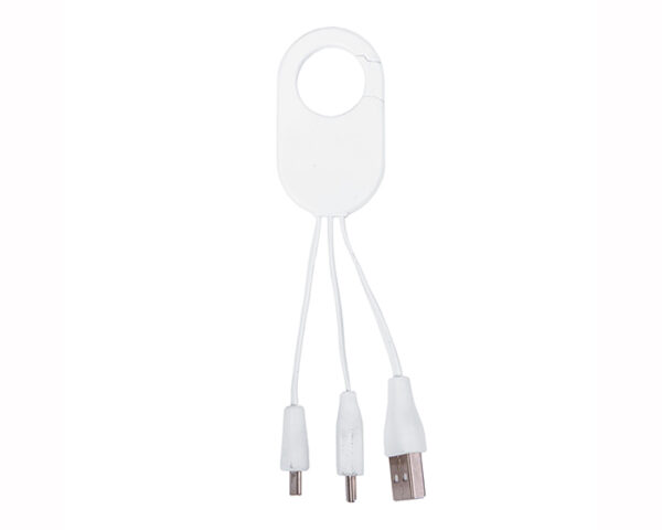 CABLE CONECTOR USB YUKI A2557 BLANCO (Plástico ABS)