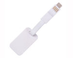 CABLE CONECTOR USB CLICK A2558 BLANCO (PLÁSTICO ABS / A2558.01 /  ARTICULOS PROMOCIONALES)