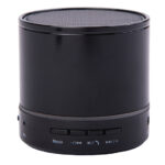 BOCINA BLUETOOTH MANOS LIBRES CON LUZ SILK A2561 NEGRO (METAL / A2561.02 /  ARTICULOS PROMOCIONALES)