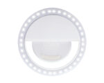 ARO DE LUZ LED SMILE A2563 BLANCO (PLÁSTICO ABS / A2563.01 /  ARTICULOS PROMOCIONALES)