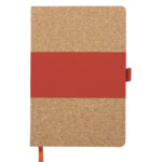 LIBRETA VERTICAL SAUDIA A2570 ROJO (CORCHO / TERMO PU / A2570.04 /  ARTICULOS PROMOCIONALES)
