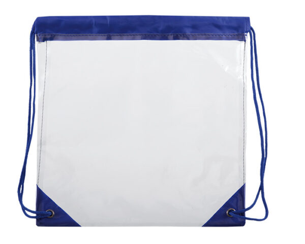 MORRAL TRANSPARENTE DISPORT A2586 AZUL (PVC)