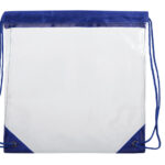MORRAL TRANSPARENTE DISPORT A2586 AZUL (PLÁSSTICO PVC / A2586.09 /  ARTICULOS PROMOCIONALES)