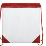 MORRAL TRANSPARENTE DISPORT A2586 ROJO (PLÁSSTICO PVC / A2586.04 /  ARTICULOS PROMOCIONALES)
