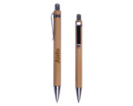 BOLÍGRAFO ECOLÓGICO DE BAMBÚ BUNGALO A2602 CAFÉ (BAMBÚ / METAL / A2602.28 /  ARTICULOS PROMOCIONALES) - Image 3