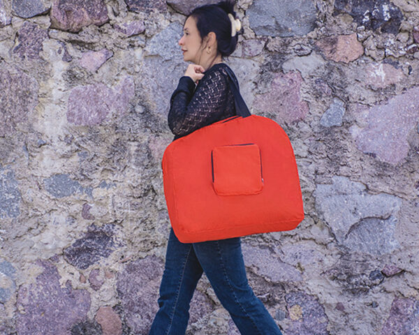 BOLSA PLEGABLE MULTIUSOS KAYAK A2607 ROJO (Poliester 210D) - Imagen 2