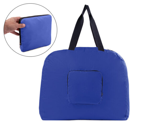 BOLSA PLEGABLE MULTIUSOS KAYAK A2607 AZUL (Poliester 210D)