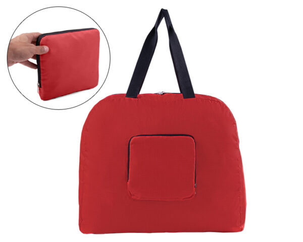 BOLSA PLEGABLE MULTIUSOS KAYAK A2607 ROJO (Poliester 210D)