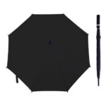 PARAGUAS APERTURA AUTOMÁTICA RIRI A2608 NEGRO (POLIÉSTER / A2608.02 /  ARTICULOS PROMOCIONALES)