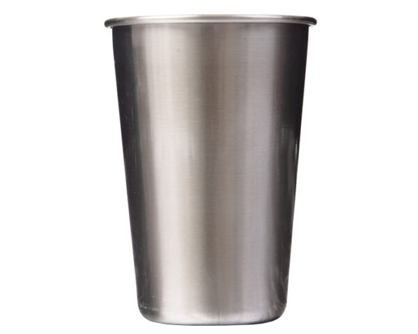 VASO DE ACERO INOX. SUBLIMACIÓN JULL A2614 PLATA (Acero Inoxidable)