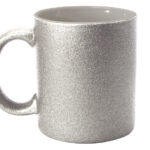 TARRO ACABADO DIAMANTINA DE SUBLIMACIÓN 11 OZ WALTER A2619 PLATA (CERÁMICA / A2619.17 /  ARTICULOS PROMOCIONALES)