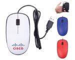 MOUSE ALÁMBRICO CON BOTON SCROLL SAGU A2623 AZUL (PLÁSTICO ABS / A2623.09 /  ARTICULOS PROMOCIONALES) - Image 3