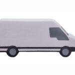 FIGURA ANTIESTRÉS CAMIONETA KENYA A2629 BLANCO (POLIURETANO / A2629.01 /  ARTICULOS PROMOCIONALES)