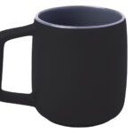 TAZA BICOLOR MATE 14 OZ ELVIS A2633 NEGRO (CERÁMICA / A2633.02 /  ARTICULOS PROMOCIONALES)