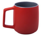 TAZA BICOLOR MATE 14 OZ ELVIS A2633 ROJO (CERÁMICA / A2633.04 /  ARTICULOS PROMOCIONALES)