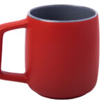 TAZA BICOLOR MATE 14 OZ ELVIS A2633 ROJO (CERÁMICA / A2633.04 /  ARTICULOS PROMOCIONALES)