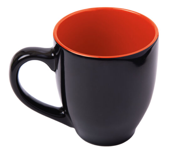 TAZA CON RECUBRIMIENTO BRILLANTE SORA A2634 NARANJA (Cerámica)