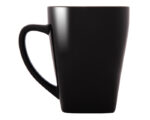 TAZA CON BASE CUADRADA 12 OZ ABBA A2635 NEGRO (CERÁMICA / A2635.02 /  ARTICULOS PROMOCIONALES)