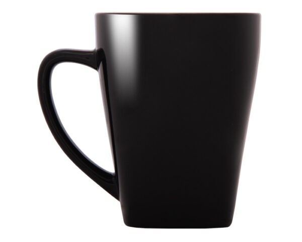 TAZA CON BASE CUADRADA ABBA A2635 NEGRO (Cerámica)