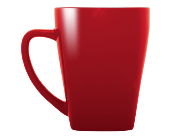 TAZA CON BASE CUADRADA ABBA A2635 ROJO (Cerámica)