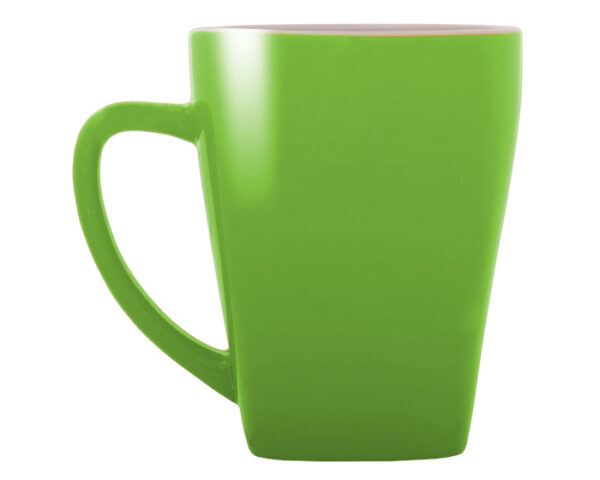 TAZA CON BASE CUADRADA ABBA A2635 VERDE CLARO (Cerámica)