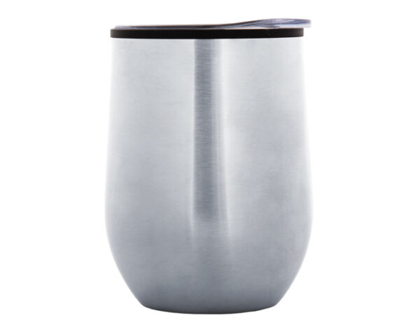 VASO TERMICO AKON A2636 PLATA (Acero Inoxidable / Plástico)