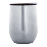 TERMO DE 350 ML. AKON A2636 PLATA (EXTERIOR: ACERO INOXIDABLE / INTERIOR: PLÁSTICO / A2636.17 /  ARTICULOS PROMOCIONALES)