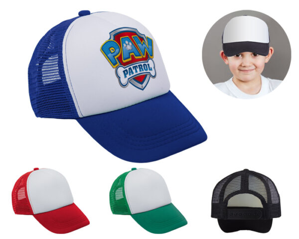 GORRA EN POLIÉSTER PARA NIÑOS MARFIL A2640 VERDE (Poliéster) - Imagen 3