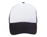 GORRA EN POLIÉSTER PARA NIÑOS MARFIL A2640 NEGRO (POLIÉSTER / A2640.02 /  ARTICULOS PROMOCIONALES)