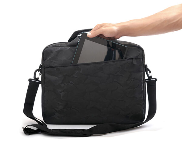 MALETIN PORTA LAPTOP WAYNE A2661 NEGRO (Poliéster) - Imagen 2