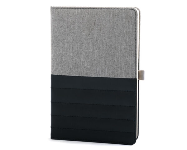 LIBRETA VERTICAL A5 ARTHUR A2663 GRIS (Poliéster) - Imagen 2