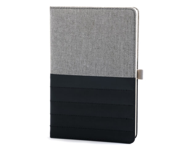 LIBRETA VERTICAL A5 ARTHUR A2663 GRIS (Poliéster)