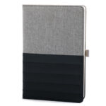 LIBRETA VERTICAL A5 ARTHUR A2663 GRIS (POLIÉSTER / A2663.28 /  ARTICULOS PROMOCIONALES)